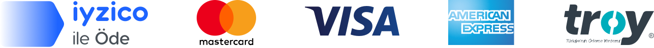 iyzico ile Öde — Visa, Mastercard, American Express, Troy